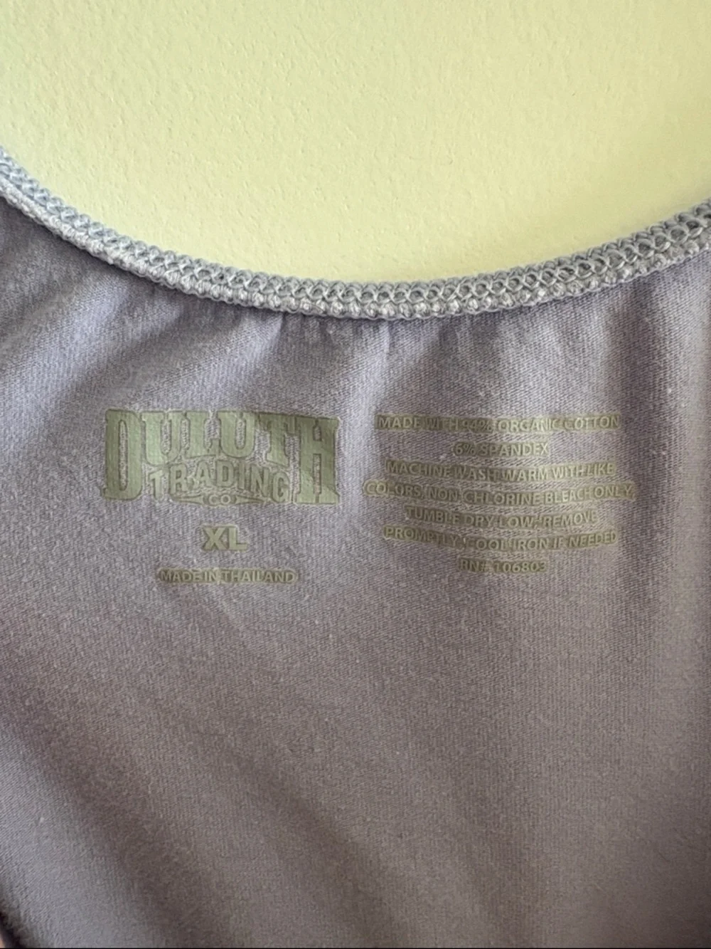 Duluth Trading Co Lavender Wireless Bra - Picture 2 of 4